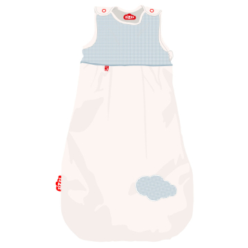 Dibujo saco de dormir Vichy blue 6-24 meses